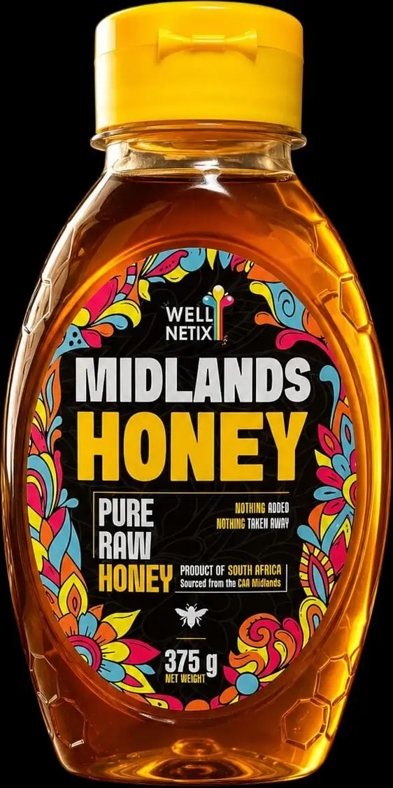 Midlands Honey 375g bottle