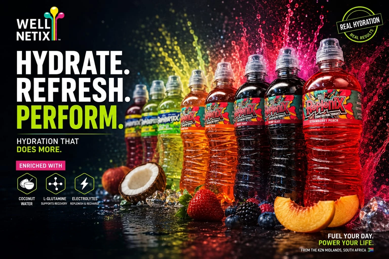 RepleniX hydration drink range