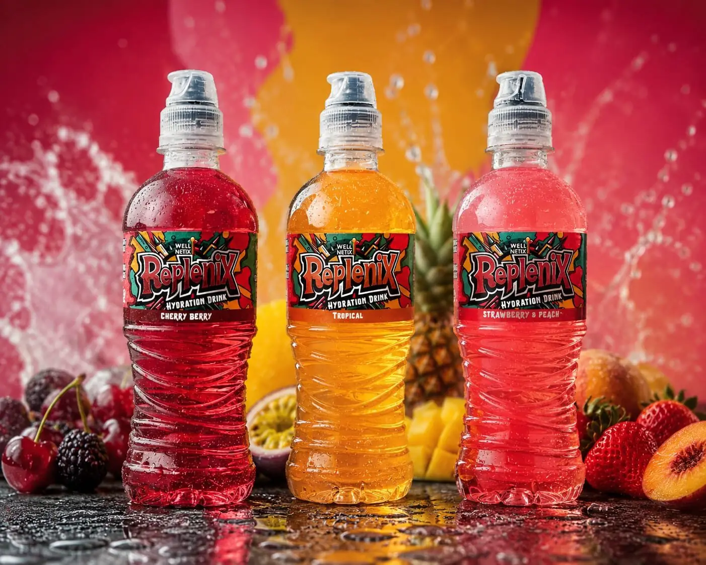 RepleniX hydration drink trio